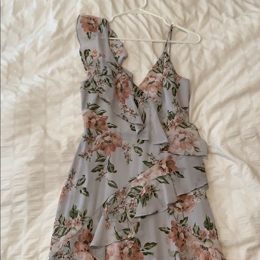 Wayf Floral Tiered Dress